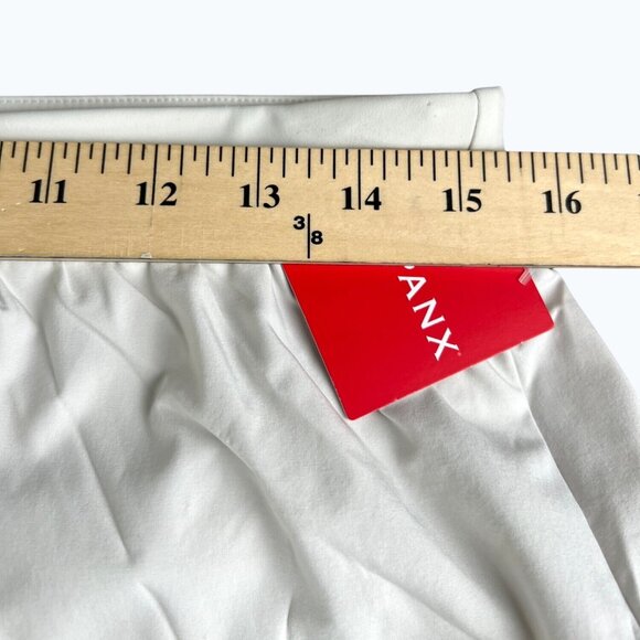 Spanx Womens Yes, Pleats! Skort Pleated White Tennis Skirt Built-In Shorts XL - Picture 6 of 12